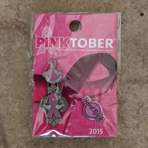 Hard Rock Cafe Breast Cancer Collector's Pin -2015